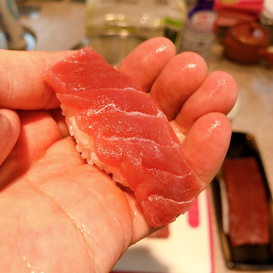 キハダマグロと本マグロの握り寿司祭り プログラマ飯