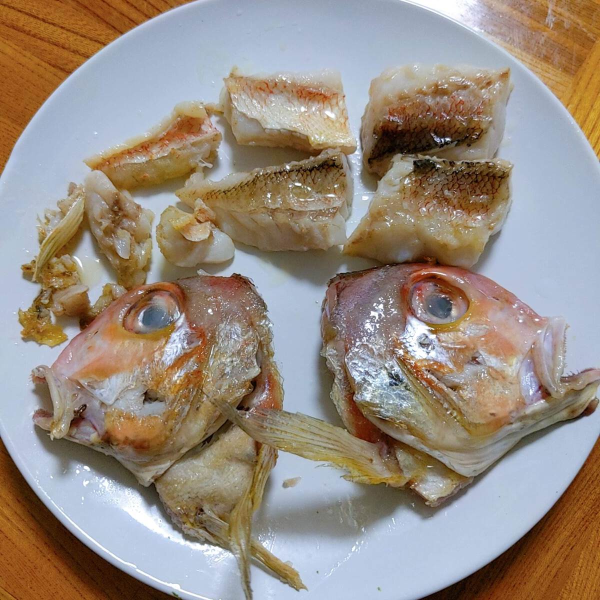 甘鯛の刺し身と塩焼き プログラマ飯