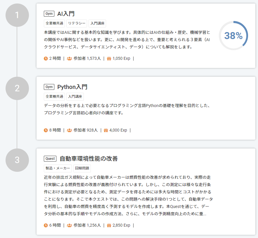 Signate Quest Ai データサイエンス入門コース 1日目 アラフォーのおっさんがaiエンジニアを本気で目指すブログ