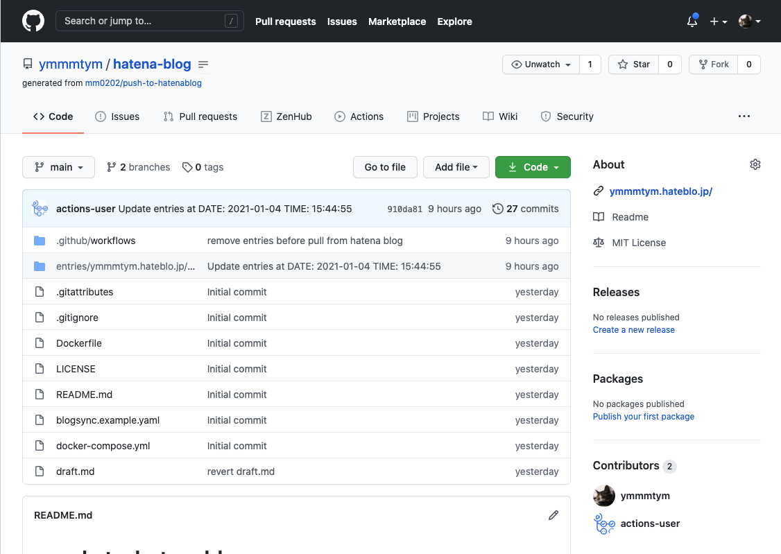 GitHub Actions Action User