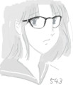 2011年だから2011枚のめがねっ娘の絵を描くよ