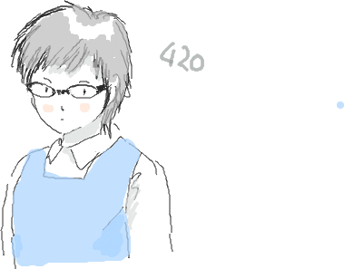 2012年だから2012枚のめがねっ娘の絵を描くよ