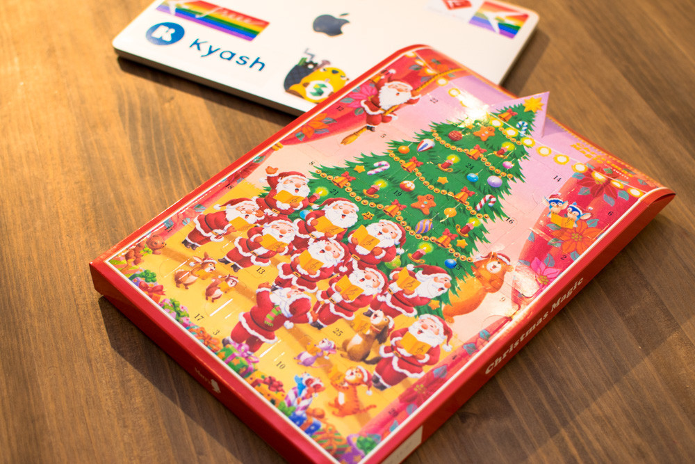 f:id:ymrl:20171130124957j:plain アドベントカレンダー(実物)の写真