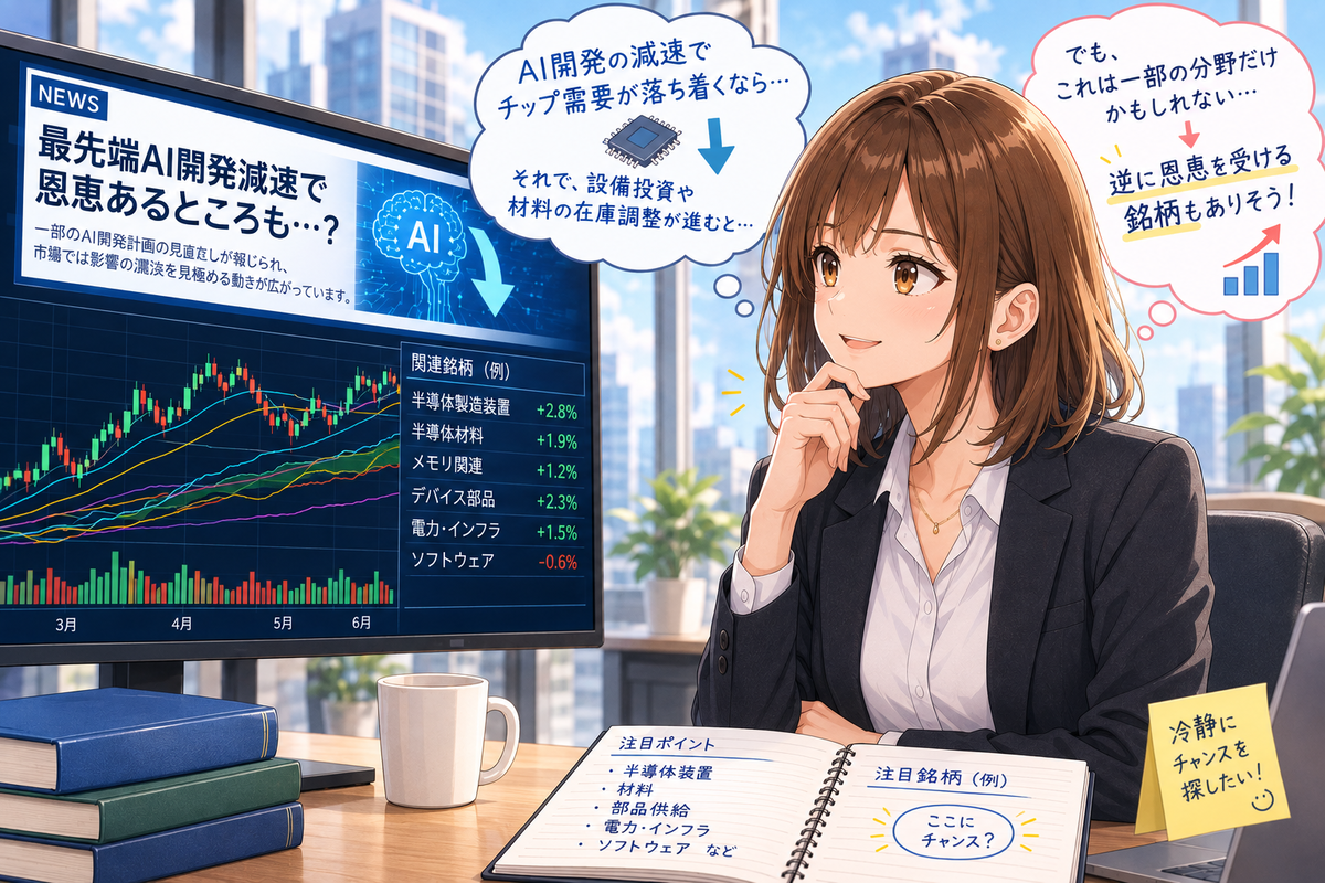 最先端AI開発の減速で恩恵あるところも…？