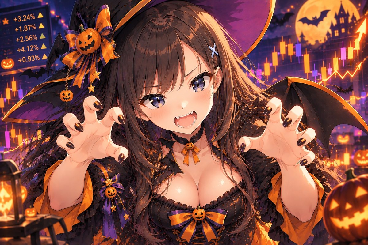 半導体関連が決算通過で弱いが、ハロウィン超えたらいけるのか？