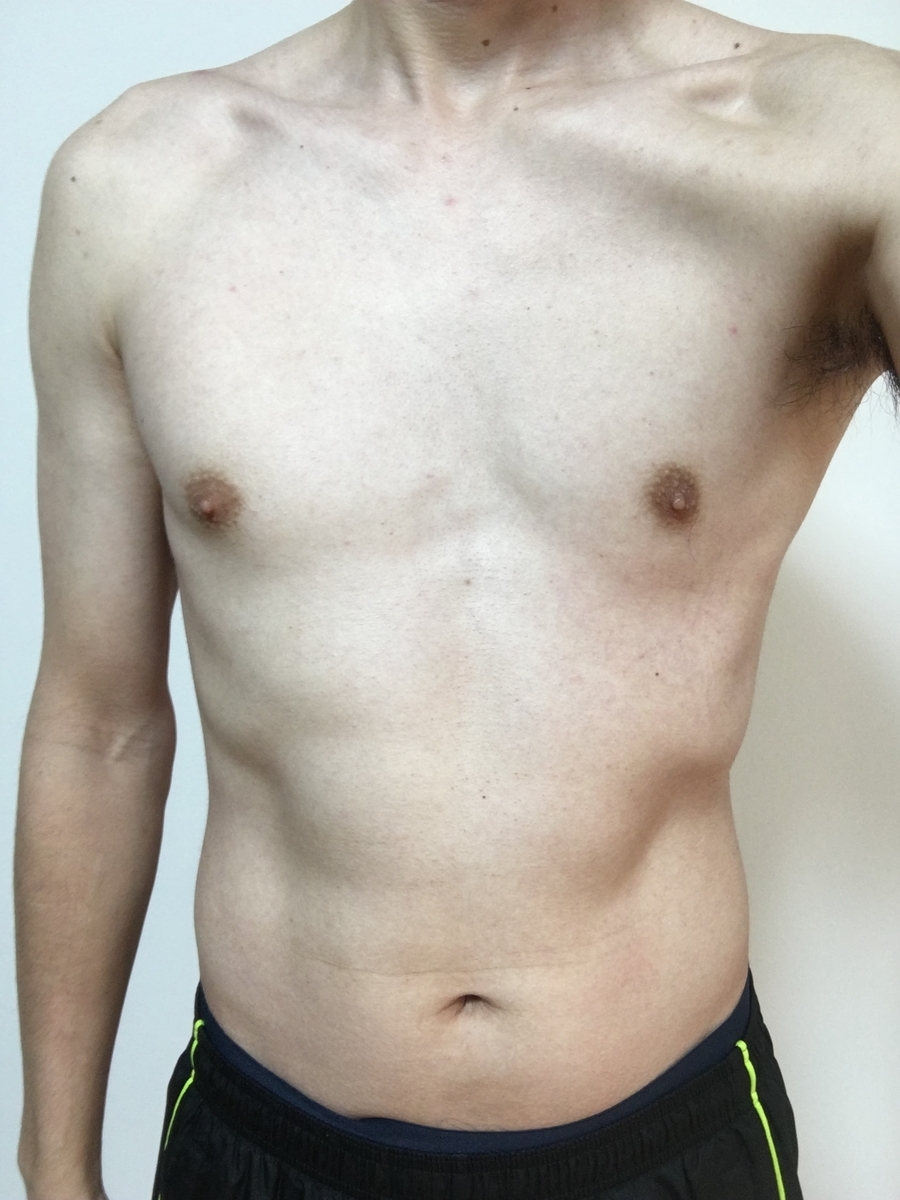 筋トレ1週間後の体型写メ 30代筋トレ日記