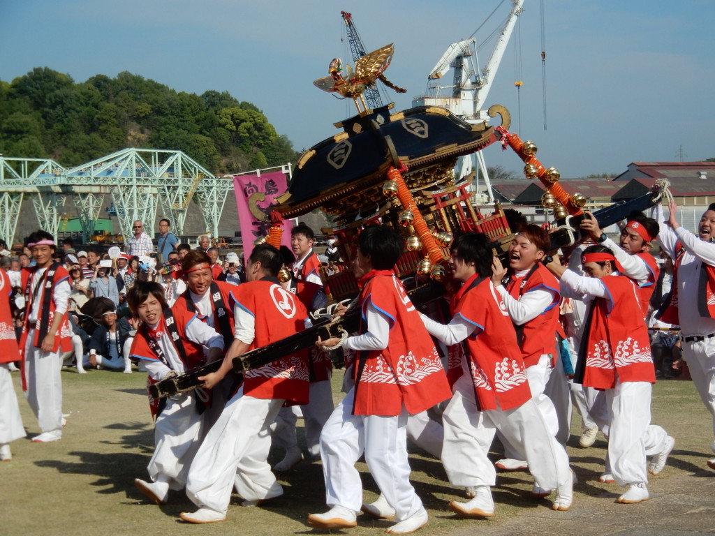 尾道みなと祭り 神輿披露 尾道ゆったり歩き記
