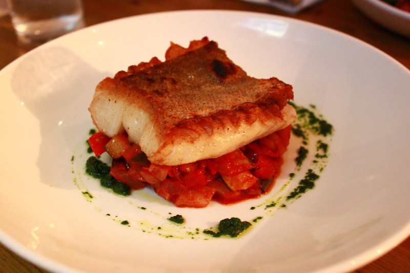 イギリスエディンバラのレストランBia Bistrot メイン(魚)