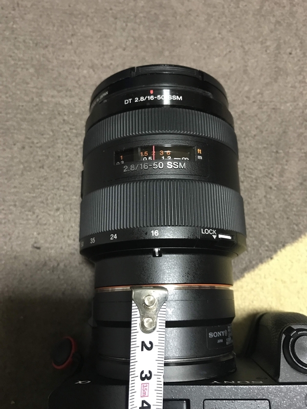 α6500用にF2.8通しのレンズ、DT16-50mm F2.8 SSM(SAL1650)を購入