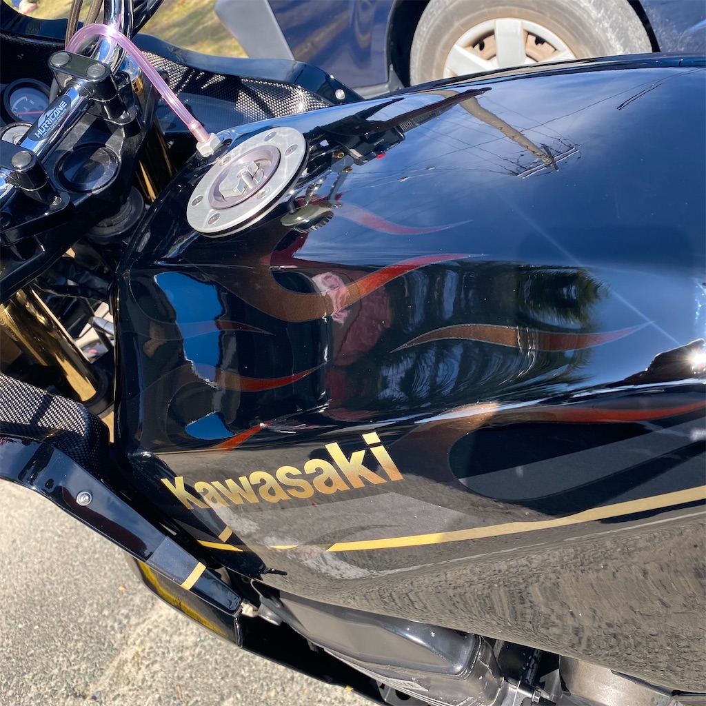 GPZ900R 忍者 GPZ750R リペイント レストア 予備タンク