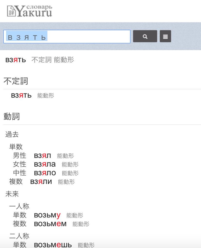 ネット上のオススメのロシア語辞典 疑念は探究の動機であり 探究の唯一の目的は信念の確定である