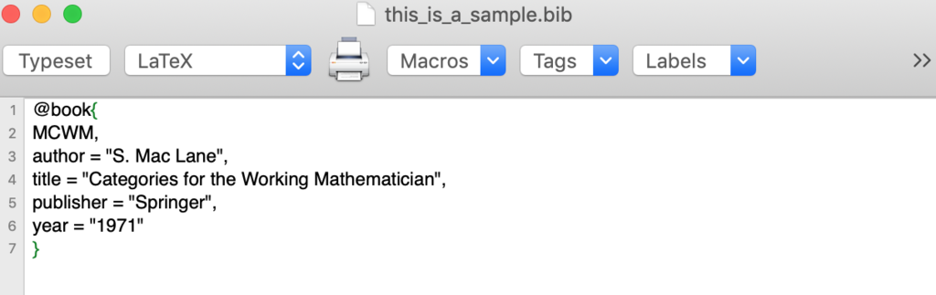 texshop bibliography texshop bibliography