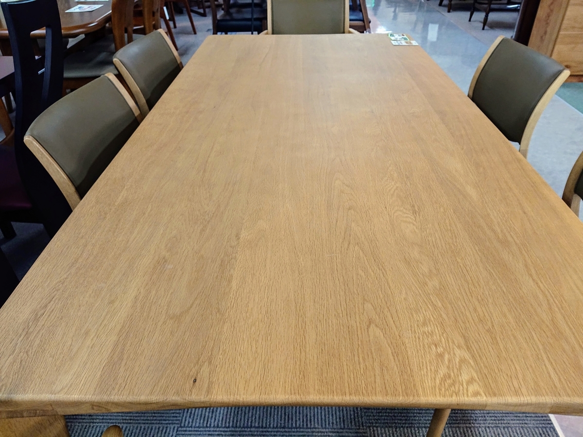 浜本工芸　オーク　ナチュラル　無垢 ダイニングテーブルセット 　A2 浜本工芸 オーク ナチュラル 無垢 ダイニングテーブルセット A2