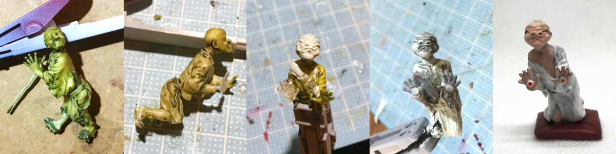 手の目　制作工程