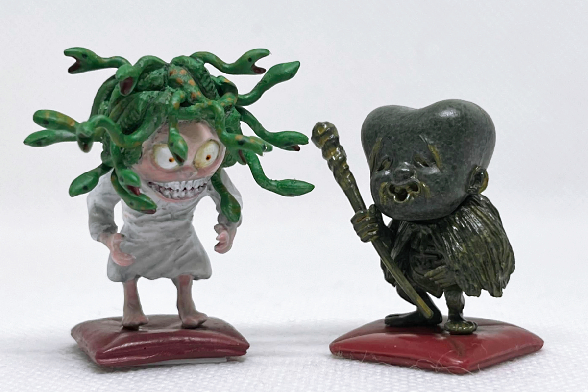 メデューサと子泣きじじい（石化）