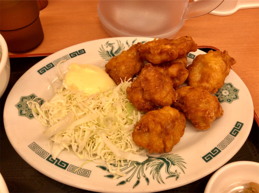 南区相模大野の 日高屋 相模大野店 で唐揚げ定食 みうけんのヨコハマ原付紀行