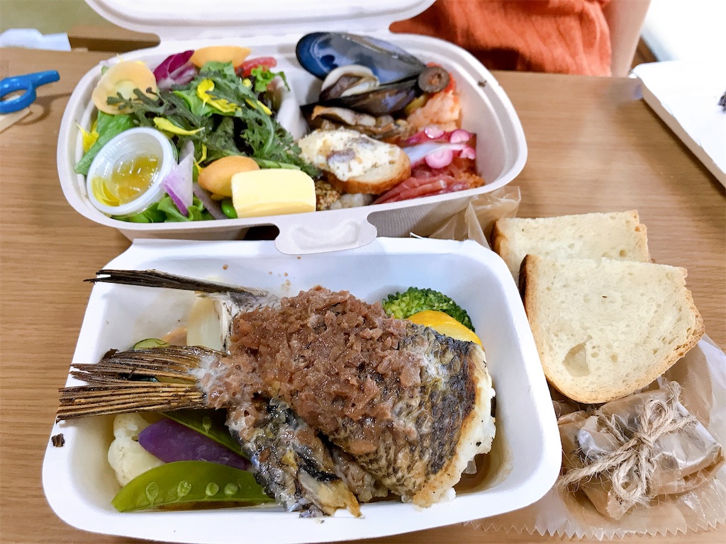 港南区大久保の ビストロ パニエ でランチボックス 魚 みうけんのヨコハマ原付紀行