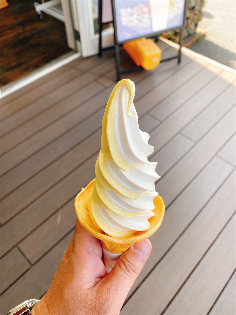 当店食べログ初クチコミ】伊東市大室高原の「伊豆クラフトハウスカフェ」ソフトクリーム - みうけんのヨコハマ原付紀行