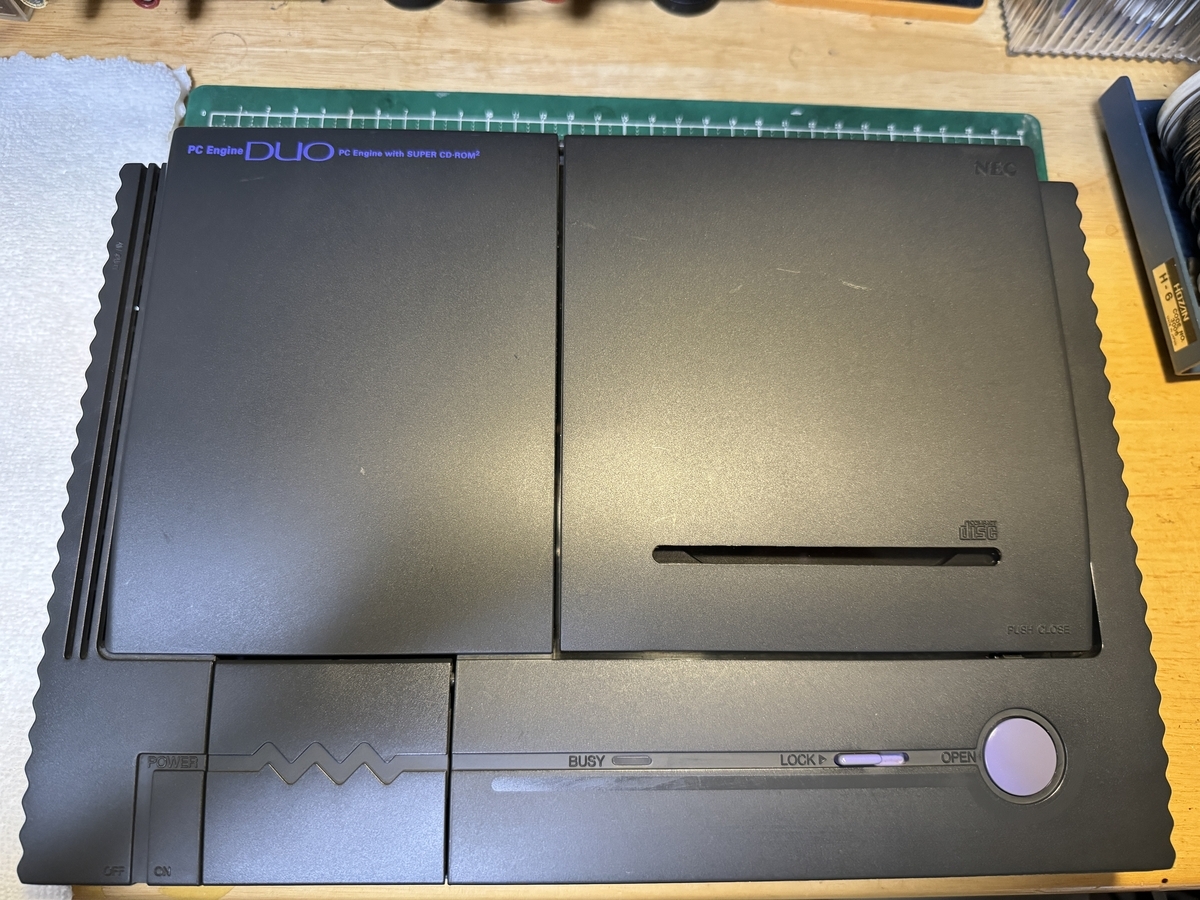 PCエンジンDUO修理とRGB出力追加 - よこむむの電子工作記 PCエンジンDUO修理とRGB出力追加 - よこむむの電子工作記