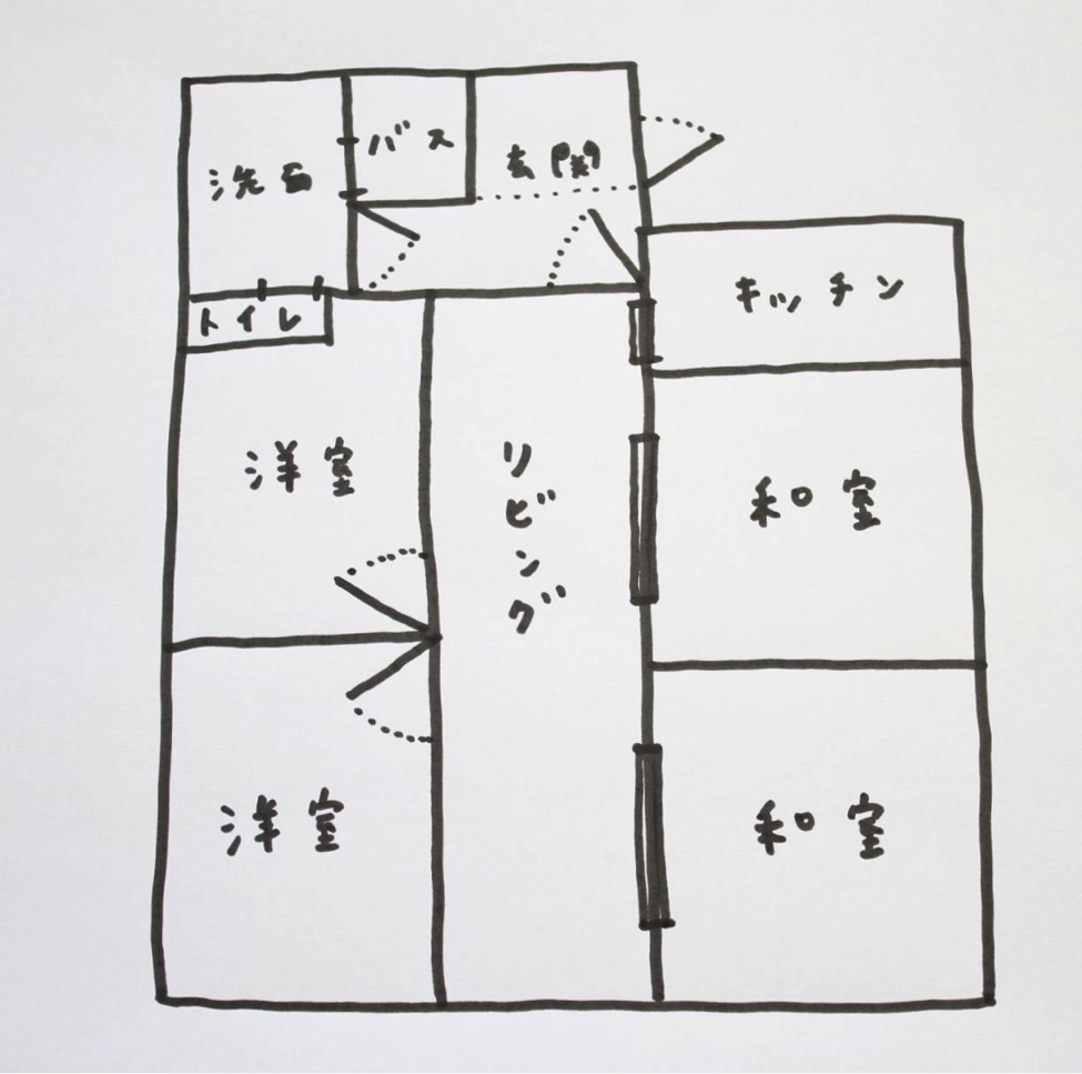 image リノベーション前の間取り