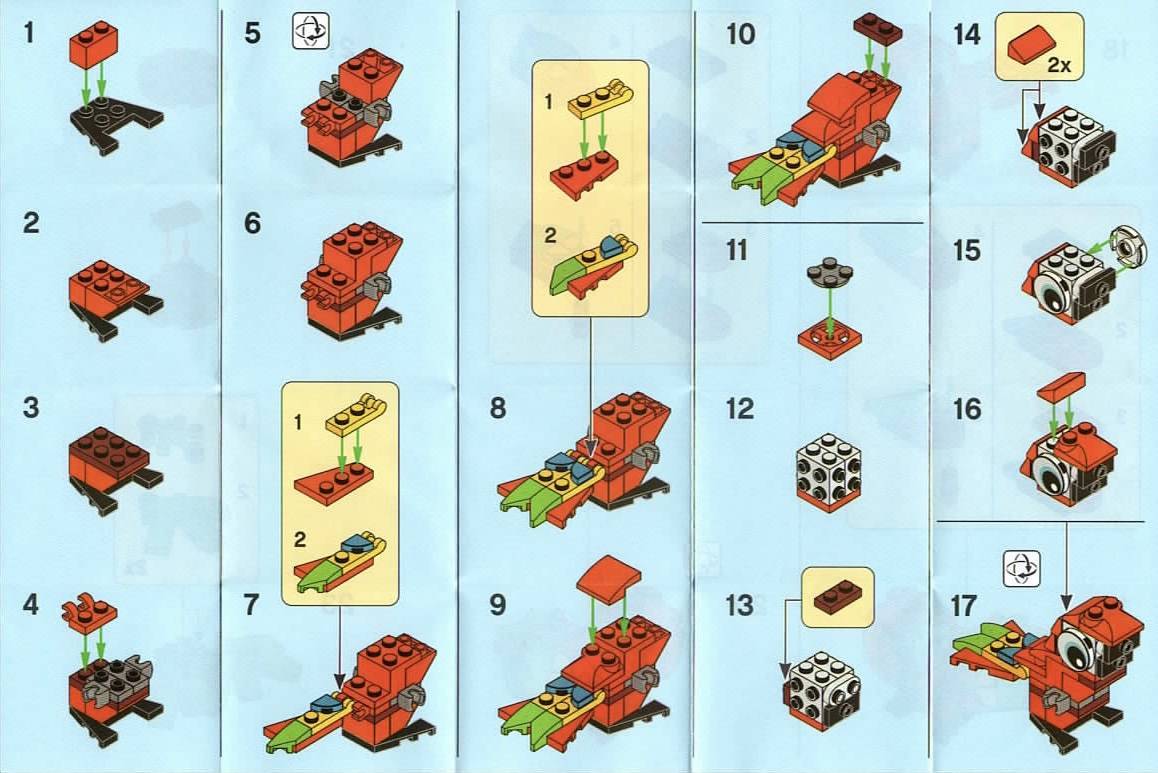 レゴ®クリエイター：LEGO® 30581｜オウム！魚！蝶！ - よう先生の日々