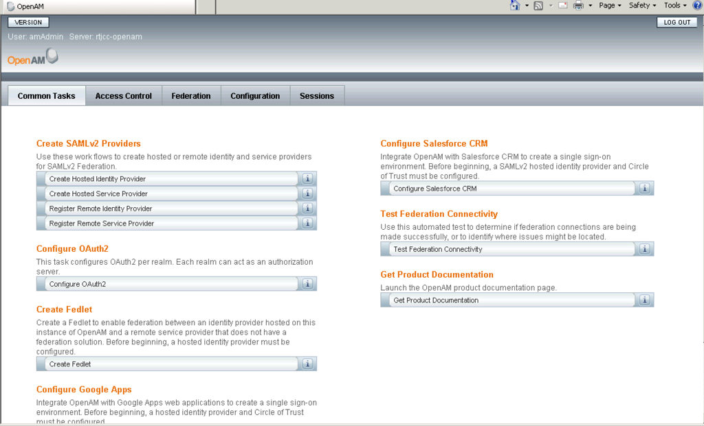 OpenAMのインストール手順(Windows 2008R2,OpenAM10.1,Tomcat 6) - YOMON8.NET