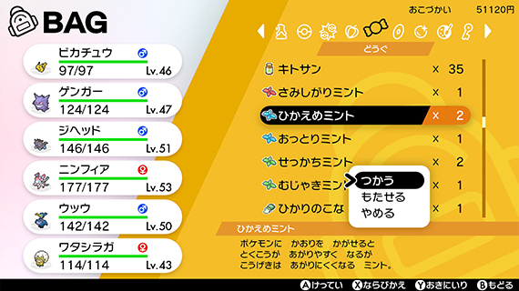 ポケモン剣盾】性格一覧・変更・補正【ミント入手方法