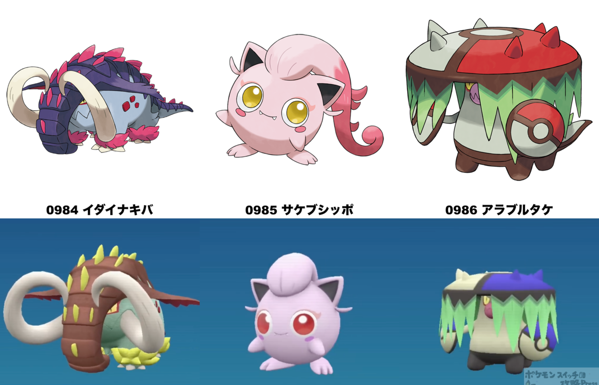 パラドックスポケモン一覧 色違い 夢特性 種族値 ポケモンsv ポケモンスイッチ攻略press