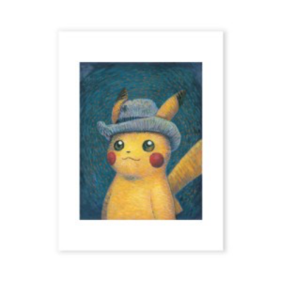 ゴッホ ピカチュウ コラボ ぬいぐるみ 正規品　１体 ゴッホ ピカチュウ ぬいぐるみ Pikachu Van Gogh Plush（プロモ