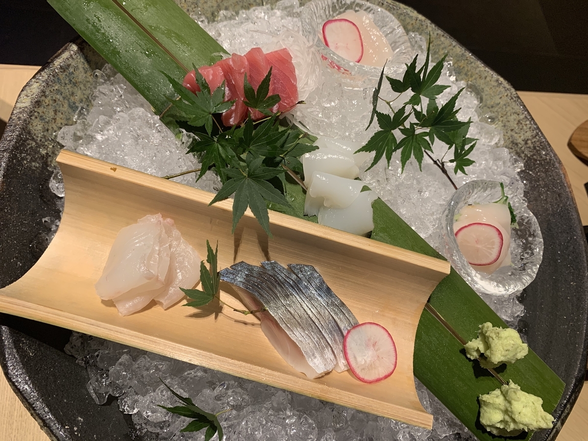 お造り盛り合わせ、お刺身、魚