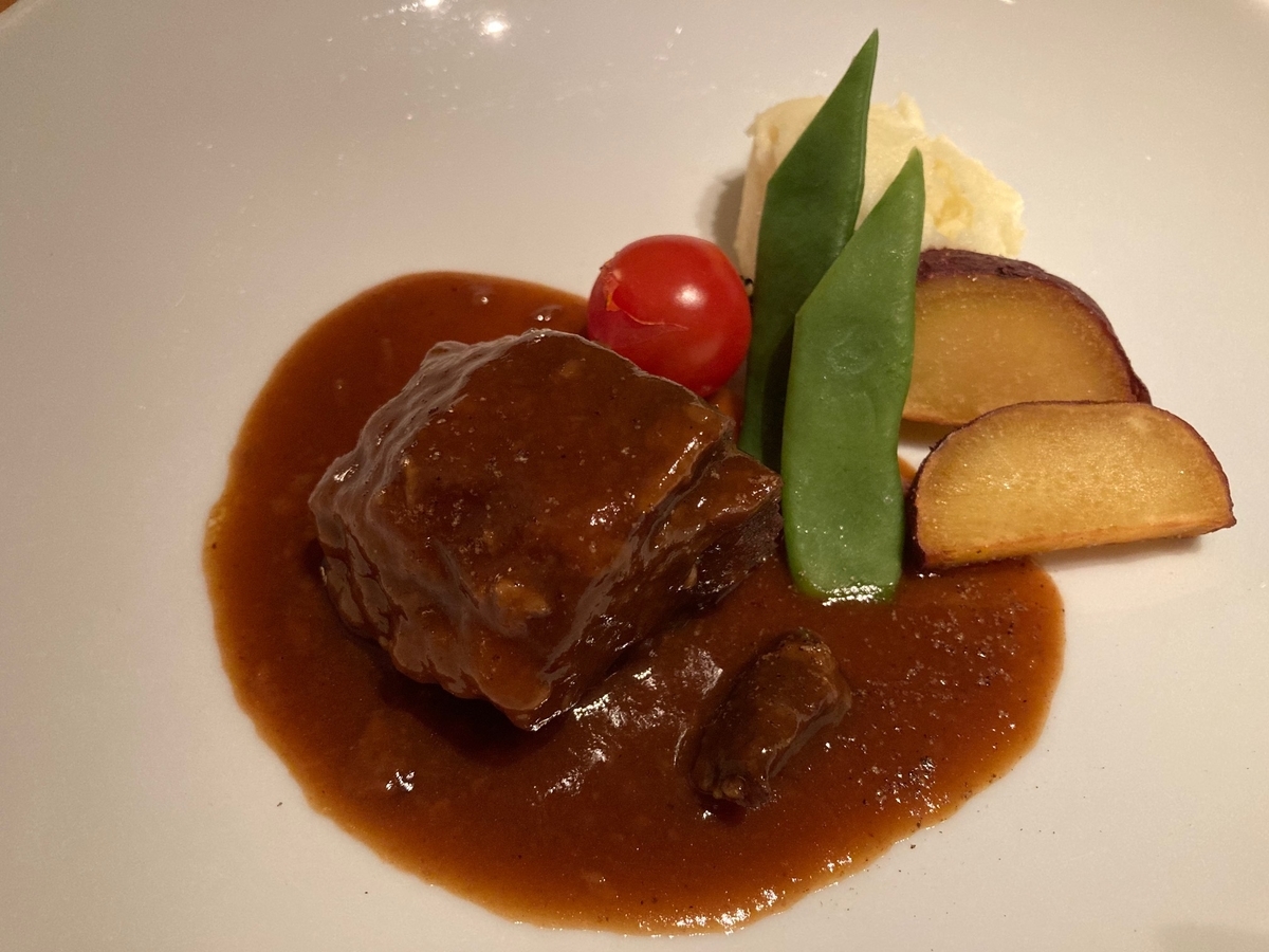 ハイアットリージェンシー東京、カフェ、牛頬肉、ウィンターコース、ホテルディナー