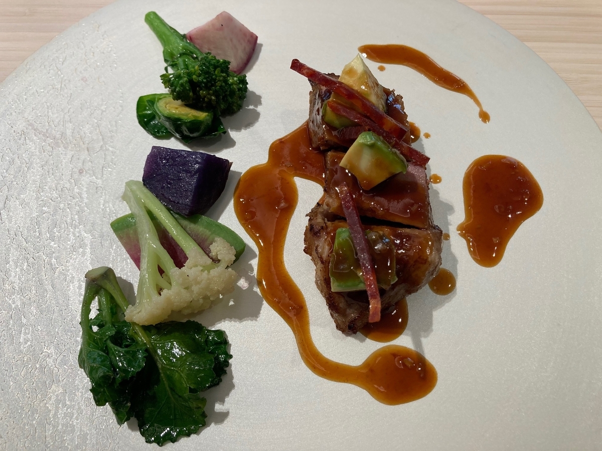 フレイザースイート赤坂、モダンジャパニーズ、ホテルランチ、ポーク