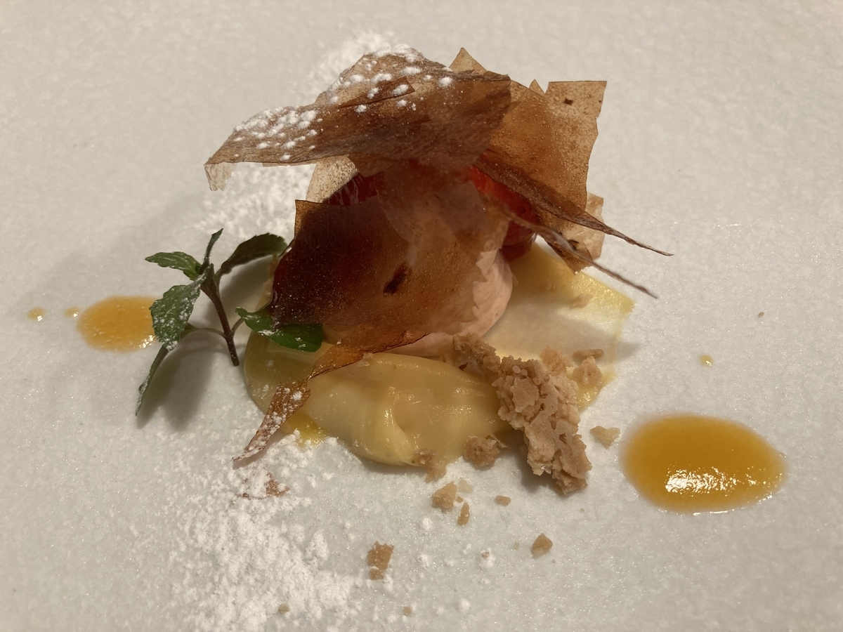 イルピノーロ、デザート、パティシエ特製、アラマンダ青山