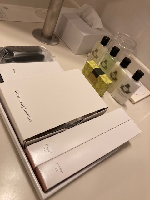 アメニティ、ANA、インターコンチネンタルホテル