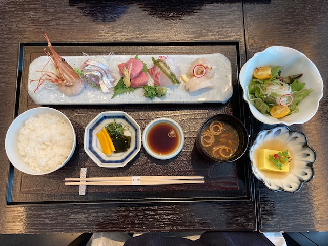 刺身、御膳、パークホテル東京