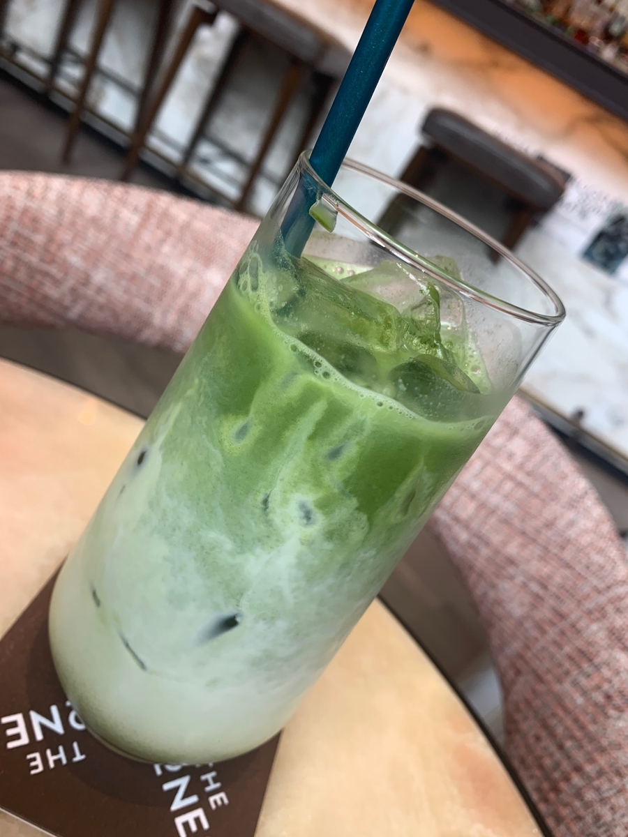 抹茶ラテ、ジョーンズカフェ、ドリンク