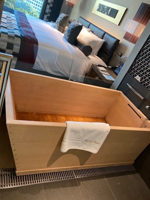 檜風呂、ホテル風呂