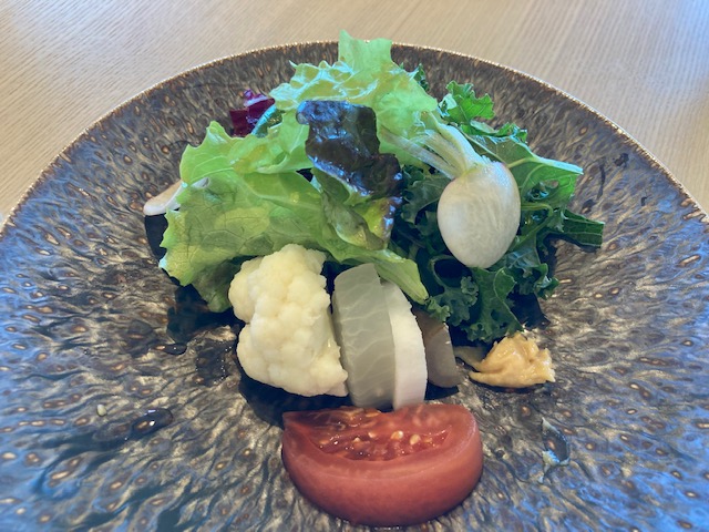 野菜セラー、 新鮮野菜のサラダ 、柚子、ランチサラダ