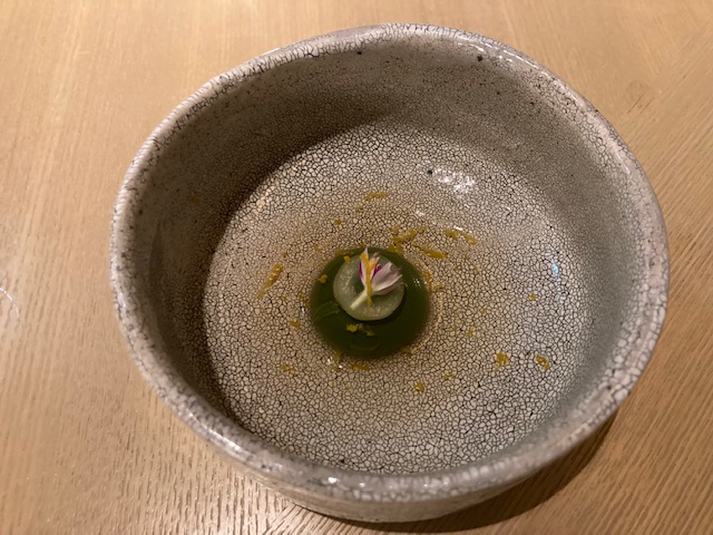抹茶、マスカット、箸休め、ゼリー