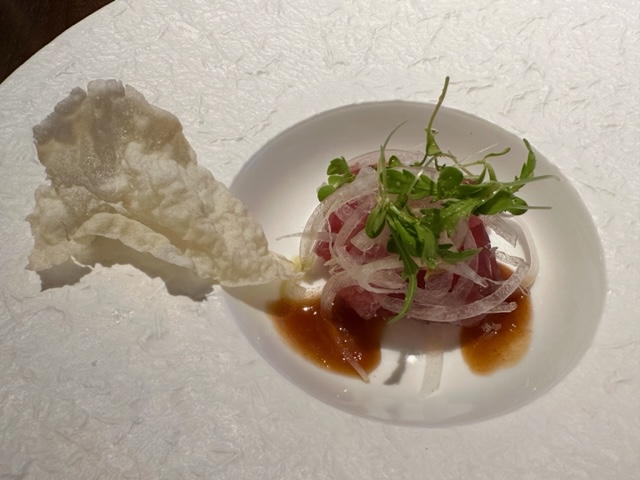 鰹、カルパッチョ、前菜