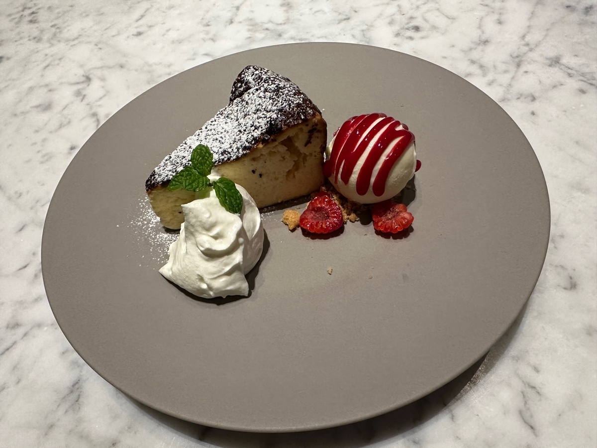 チーズケーキ、アイスクリーム、デザート