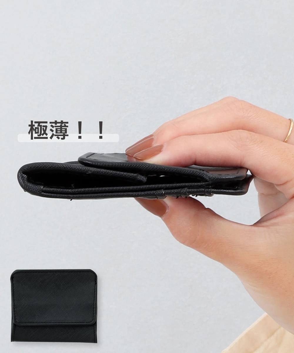 3COINS(スリーコインズ)_極薄ミニウォレット