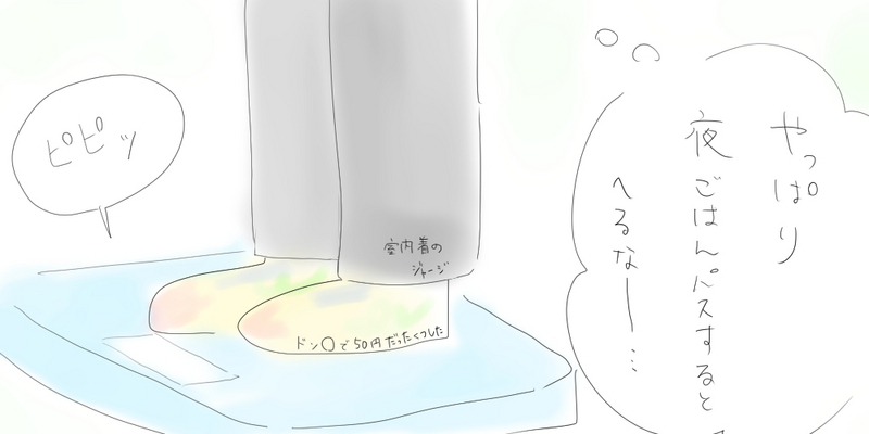 体重計の絵