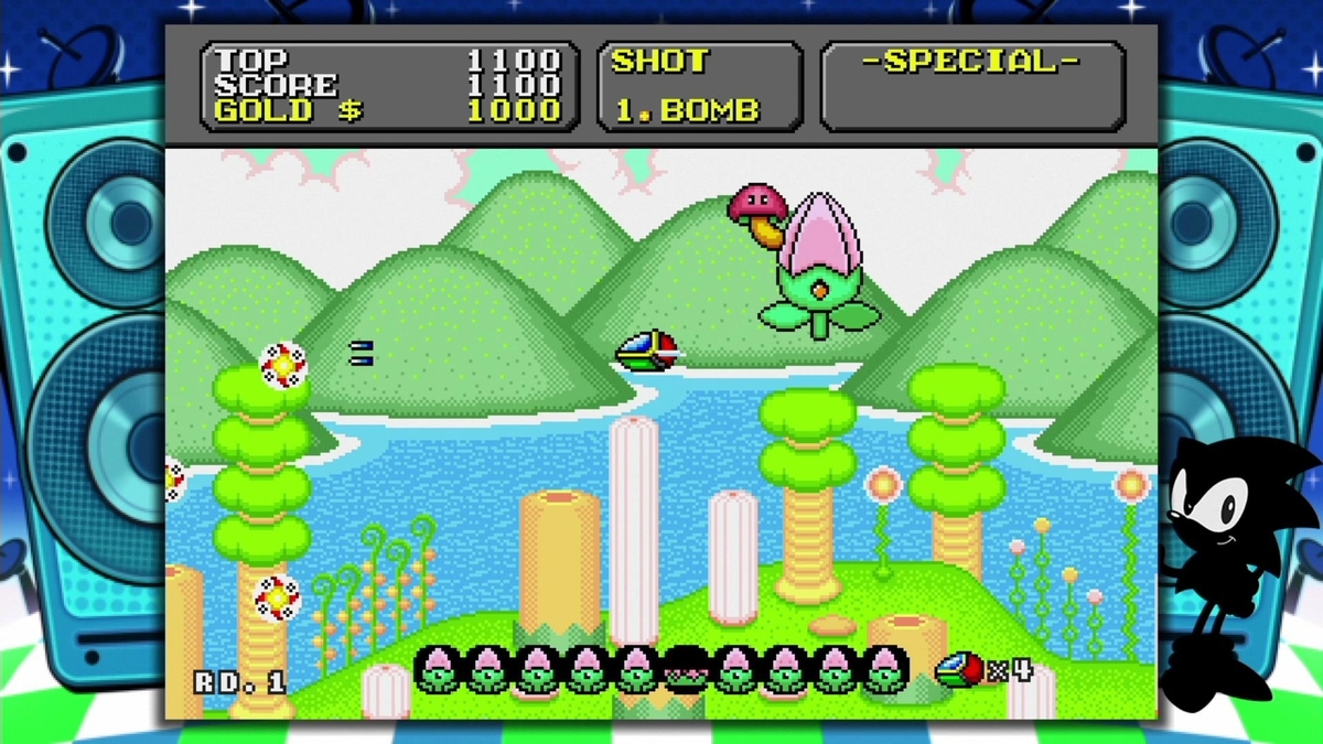 レトロゲーム 紹介】スーパーファンタジーゾーン【メガドライブミニ