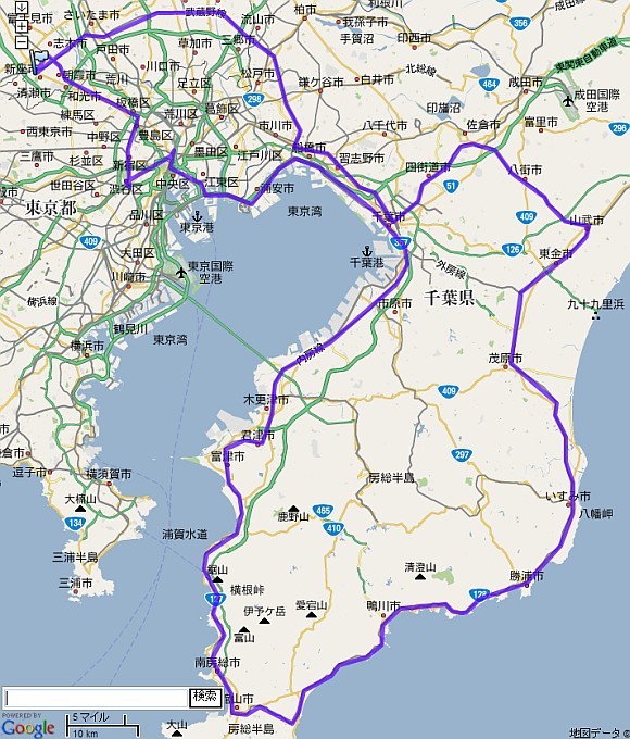 今日のlog、合計距離413.4kmですってよ(笑)