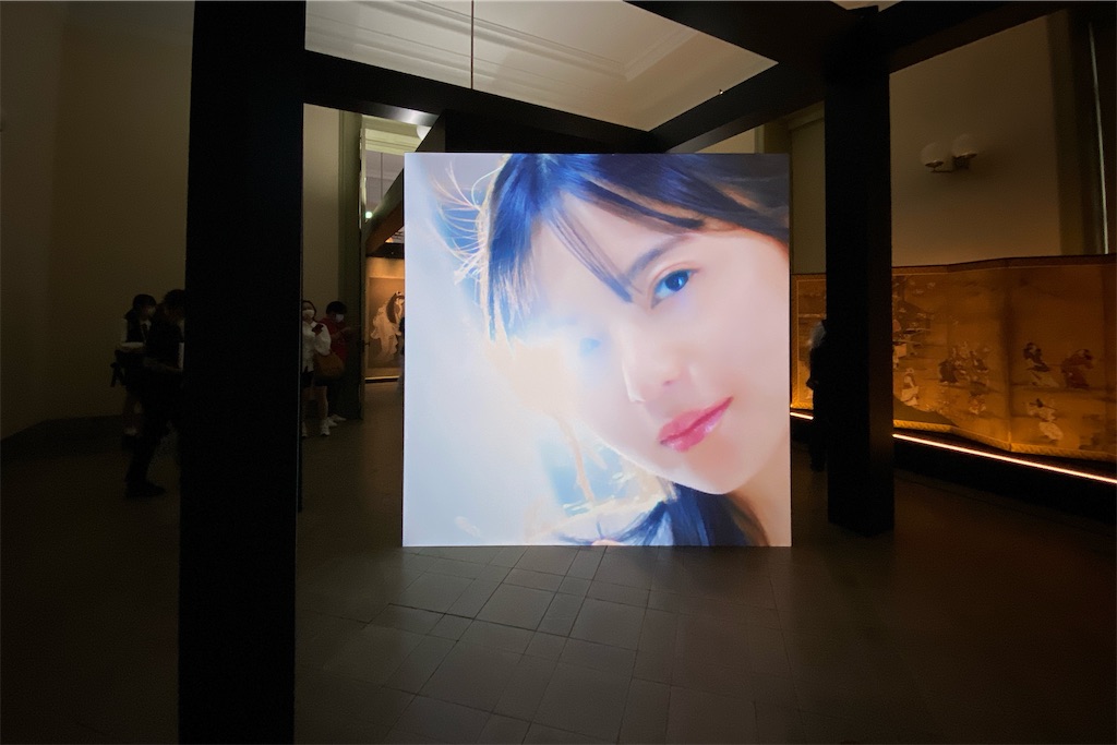 f:id:yoshihiro1105:20210913012029j:image 「春夏秋冬/フォーシーズンズ 乃木坂46」展の斎藤飛鳥さん