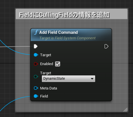 FieldにCullingFieldの情報を適応する。