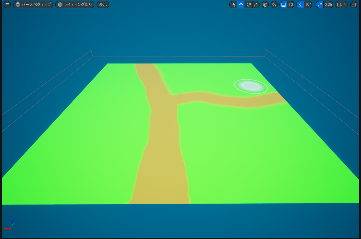 LandScapeで作成した地形作成