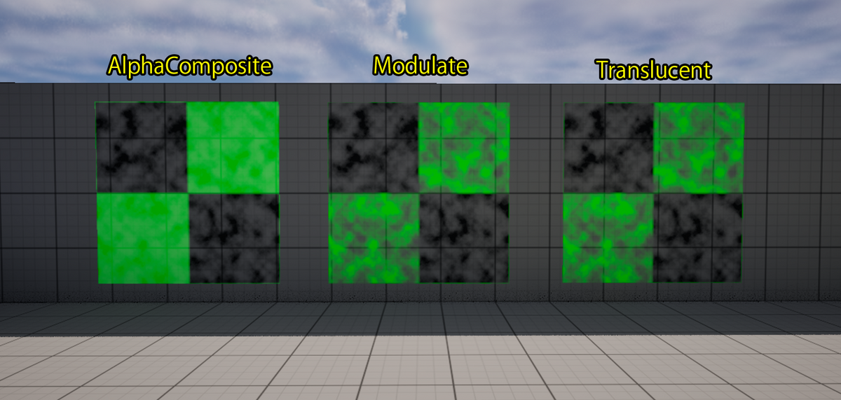 各種BlendModeでの表示の違い