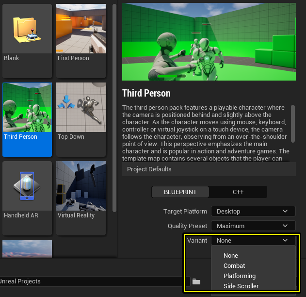 ThirdPersonの場合